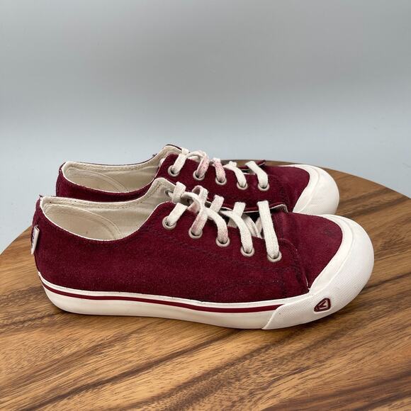 Keen Shoes - Keen Coronado III Shoes Womens Size 9 Red Leather Casual Comfort Walking Sneaker